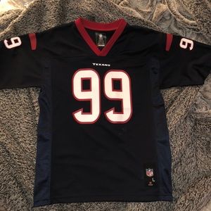 J.J. Watt Texans football jersey.